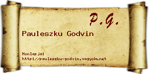Pauleszku Godvin névjegykártya